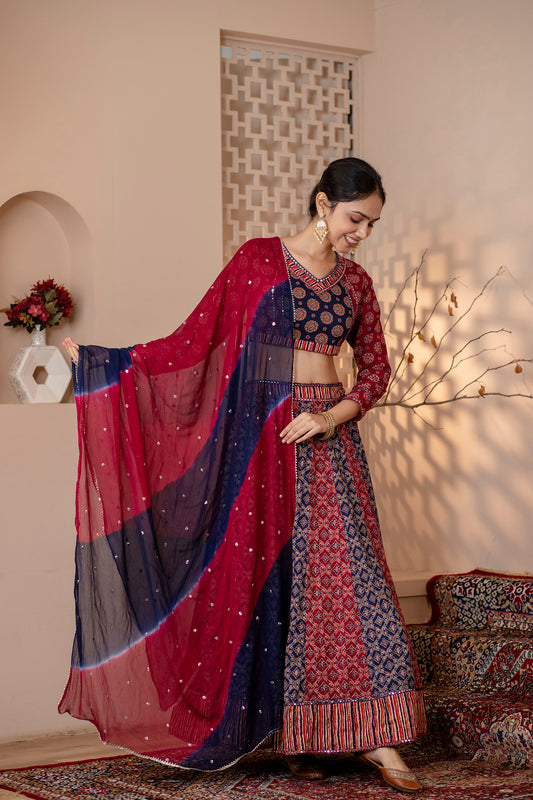 Cotton Printed Chaniya Choli