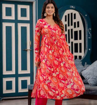 Alia Cut Kurti Pant and Dupatta