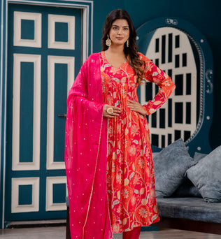 Alia Cut Kurti Pant and Dupatta