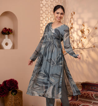 Alia Cut Kurti Pant and Dupatta