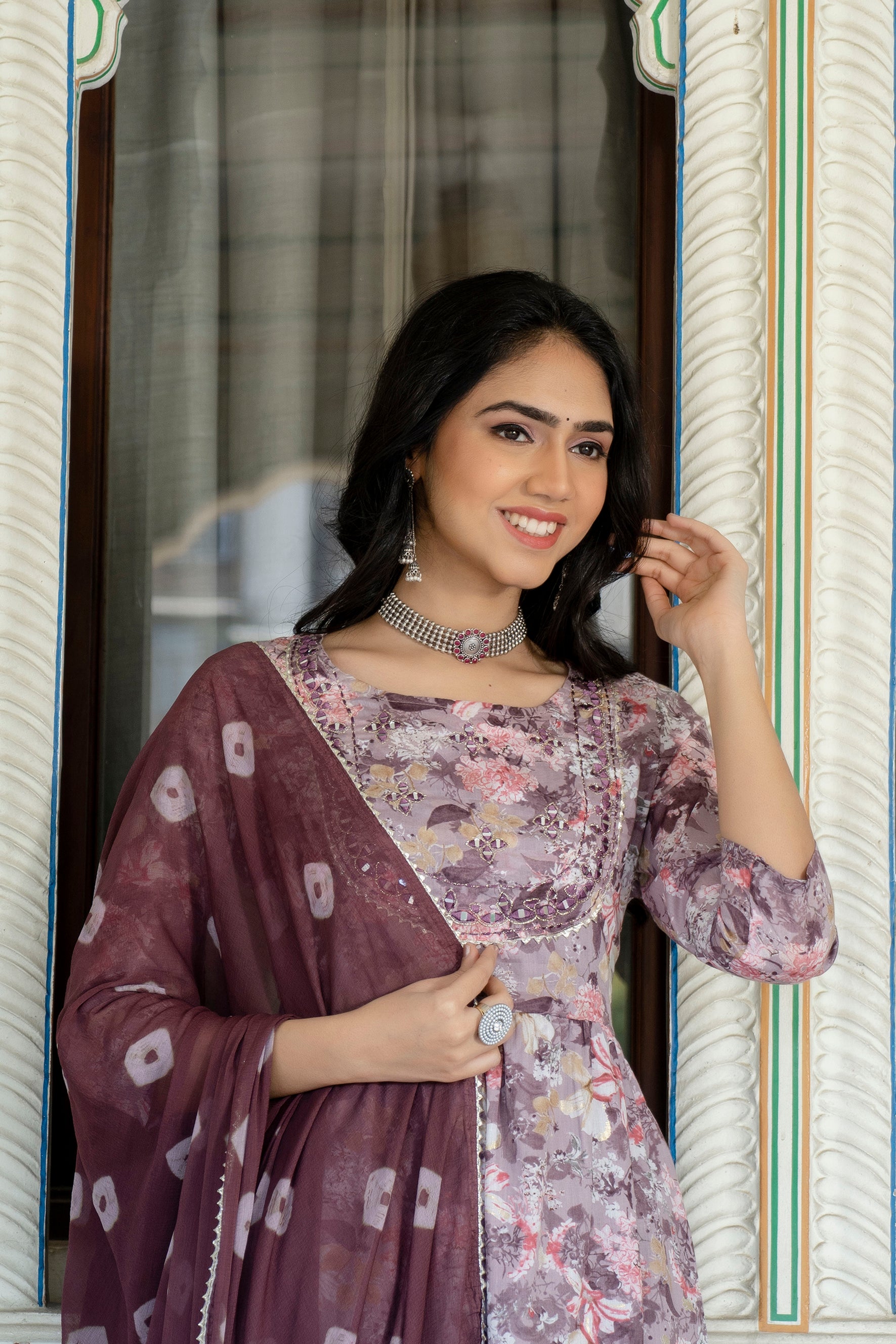 Nayra Cut Kurti With Pant and Dupatta