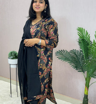 Cotton printed Straight Suit Set