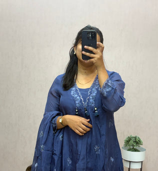 Organza A-line Suit Set