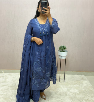 Organza A-line Suit Set