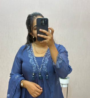 Organza A-line Suit Set