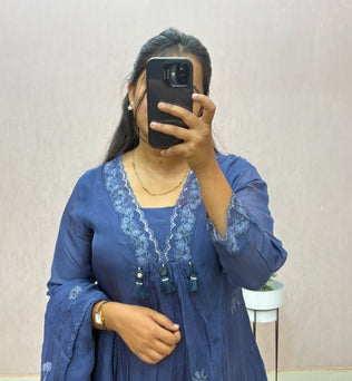 Organza A-line Suit Set