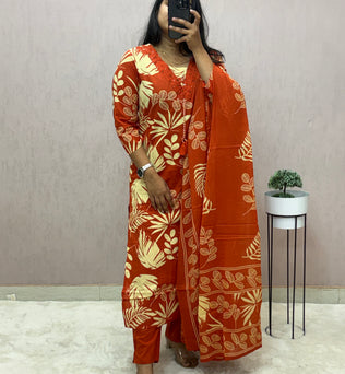 Cotton Straight Suit Set