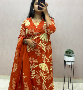 Cotton Straight Suit Set