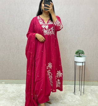 Mul Cotton A-line Suit Set