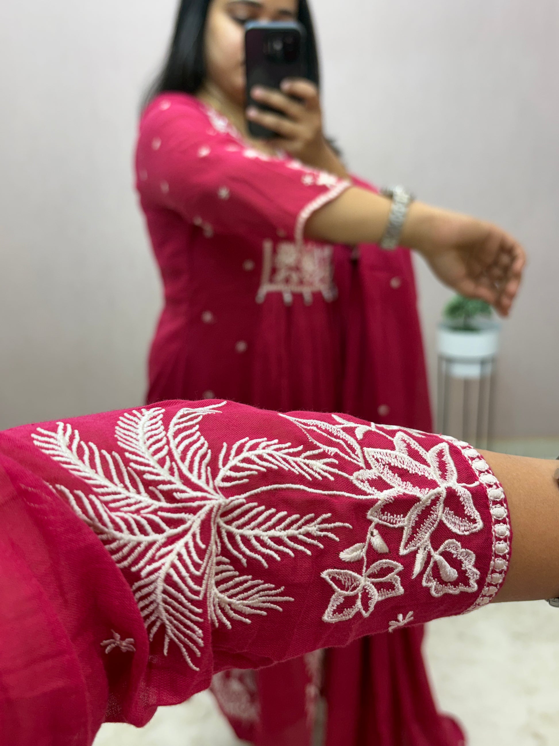 Mul Cotton A-line Suit Set