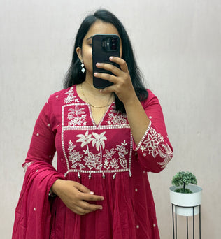 Mul Cotton A-line Suit Set