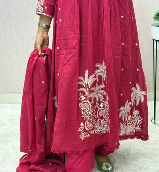 Mul Cotton A-line Suit Set