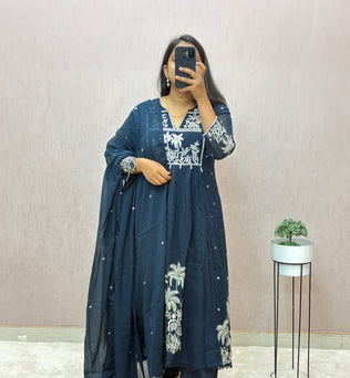 Mul Cotton A-line Suit Set