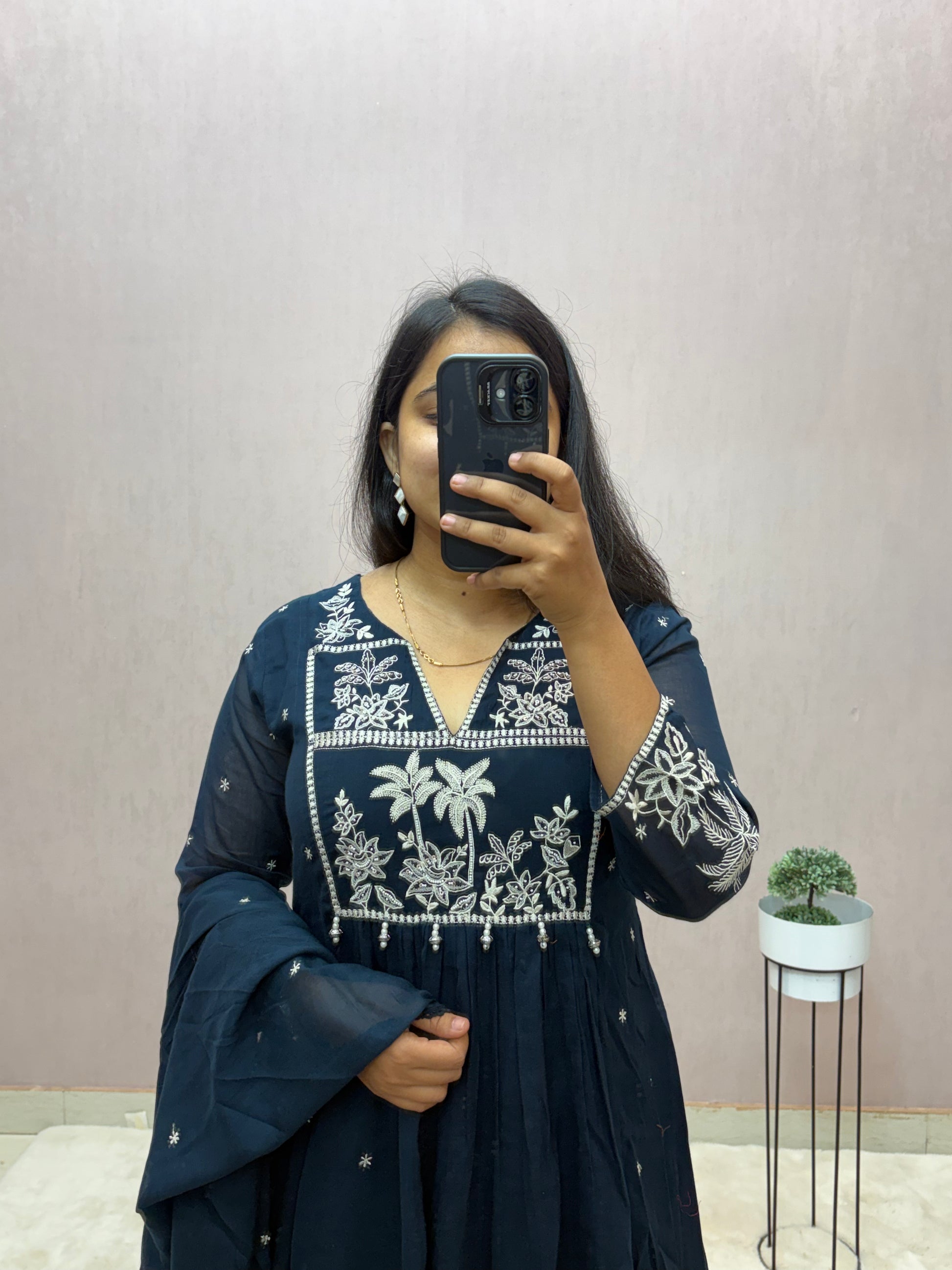 Mul Cotton A-line Suit Set