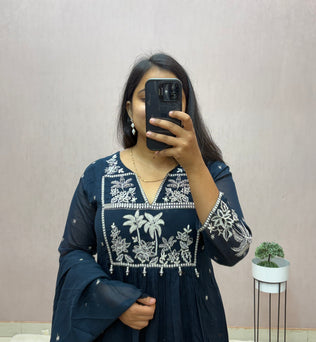 Mul Cotton A-line Suit Set