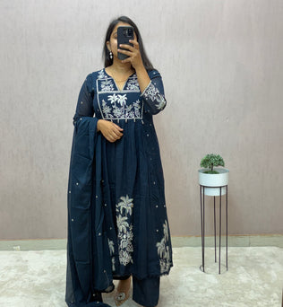 Mul Cotton A-line Suit Set