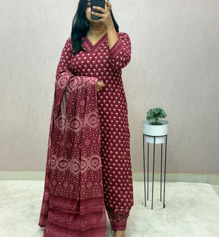 Cotton Straight Suit set