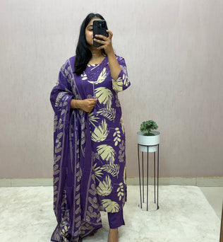 Cotton Straight Suit Set