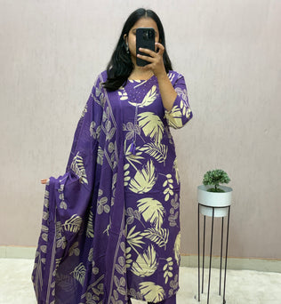 Cotton Straight Suit Set