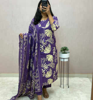 Cotton Straight Suit Set