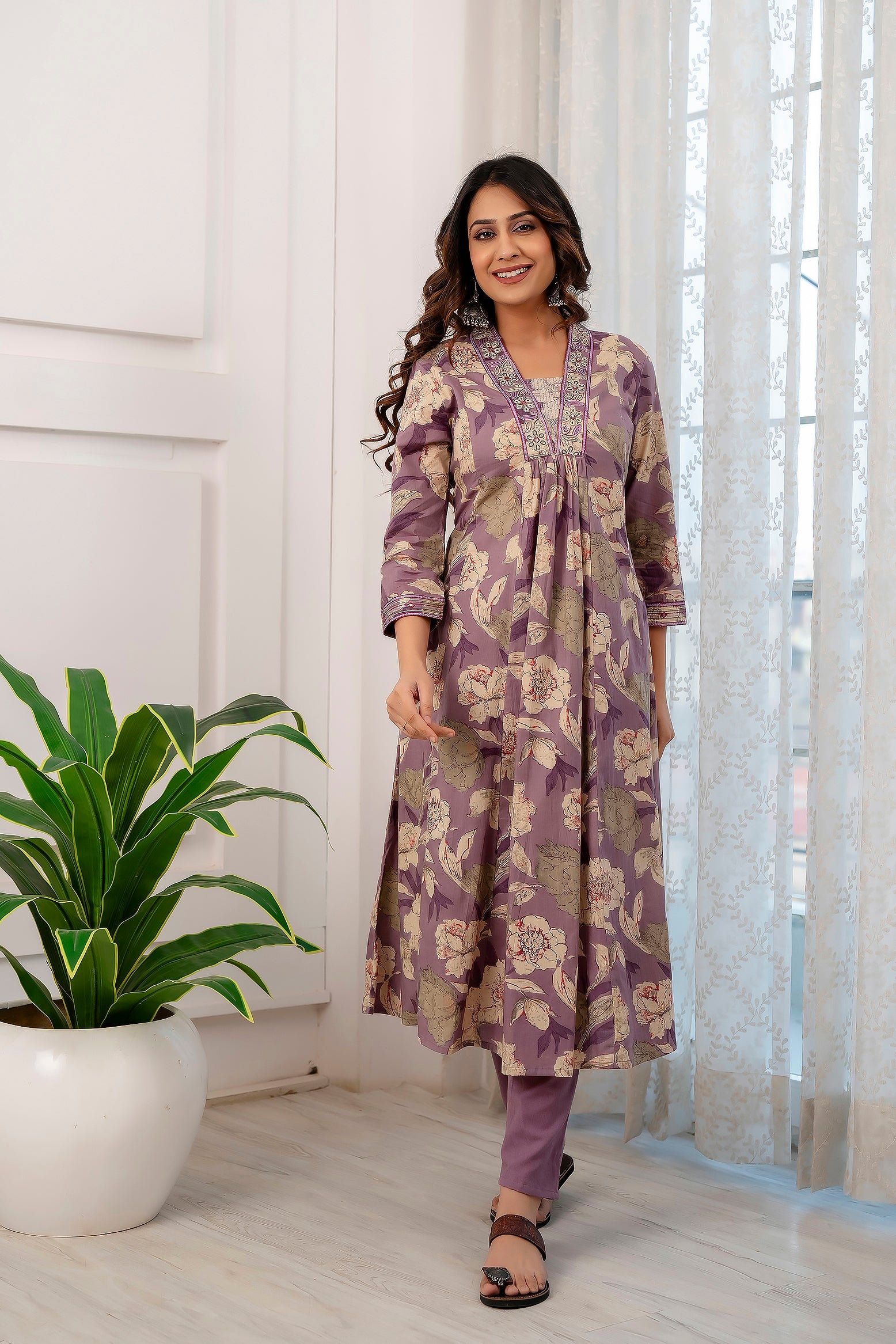 A-Line Kurti Pant Dupatta