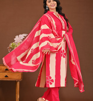 Cotton Straight Suit Set