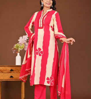 Cotton Straight Suit Set