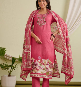 Cotton Straight Suit Set