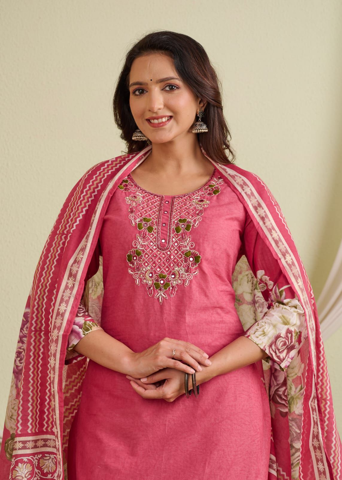 Cotton Straight Suit Set