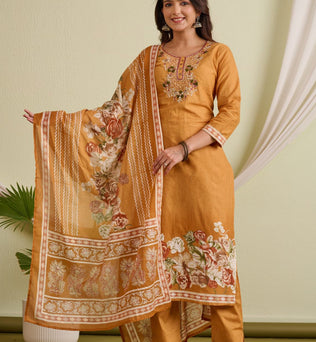 Cotton Straight Suit Set
