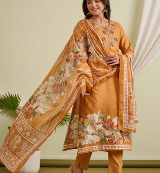 Cotton Straight Suit Set
