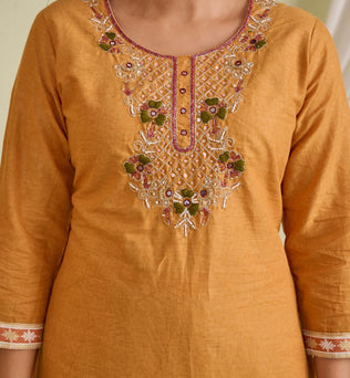 Cotton Straight Suit Set
