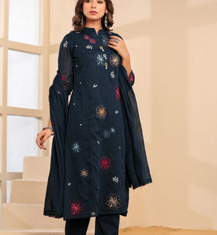 Mulmul Cotton A-line Suit Set
