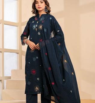 Mulmul Cotton A-line Suit Set