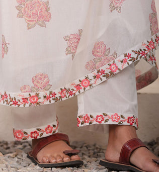 Mulmul  Cotton Anakali Suit Set