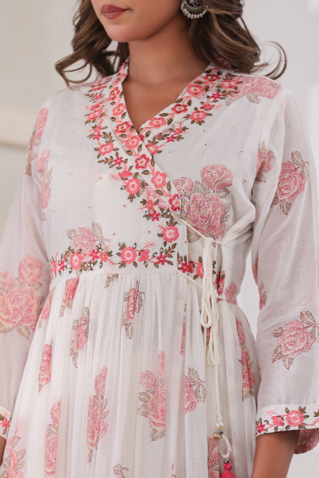 Mulmul  Cotton Anakali Suit Set