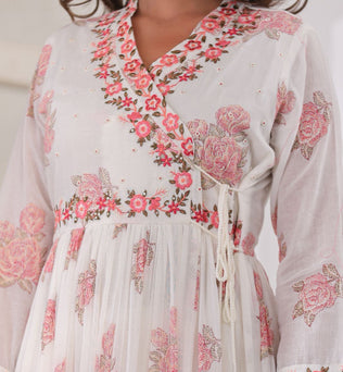 Mulmul  Cotton Anakali Suit Set