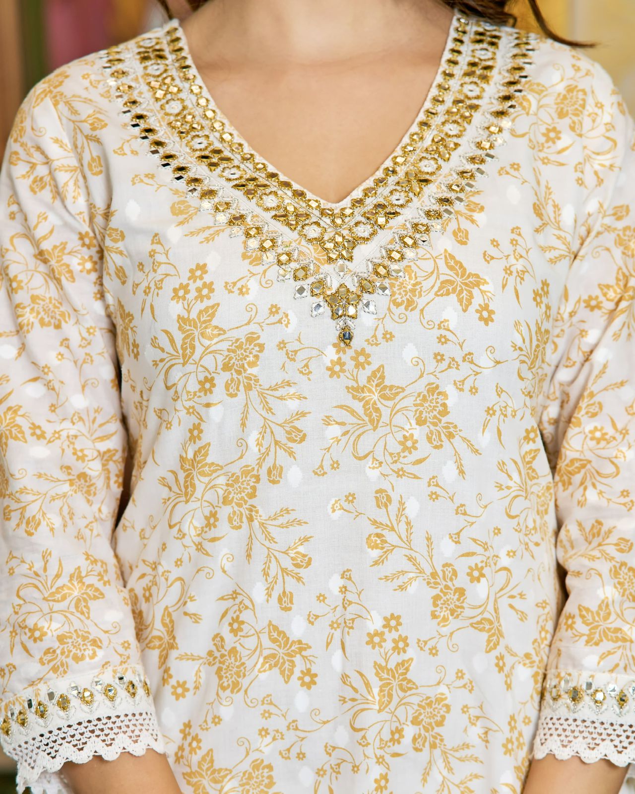Mulmul Cotton Straight Suit Set
