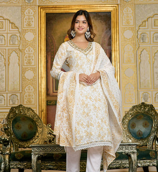 Mulmul Cotton Straight Suit Set