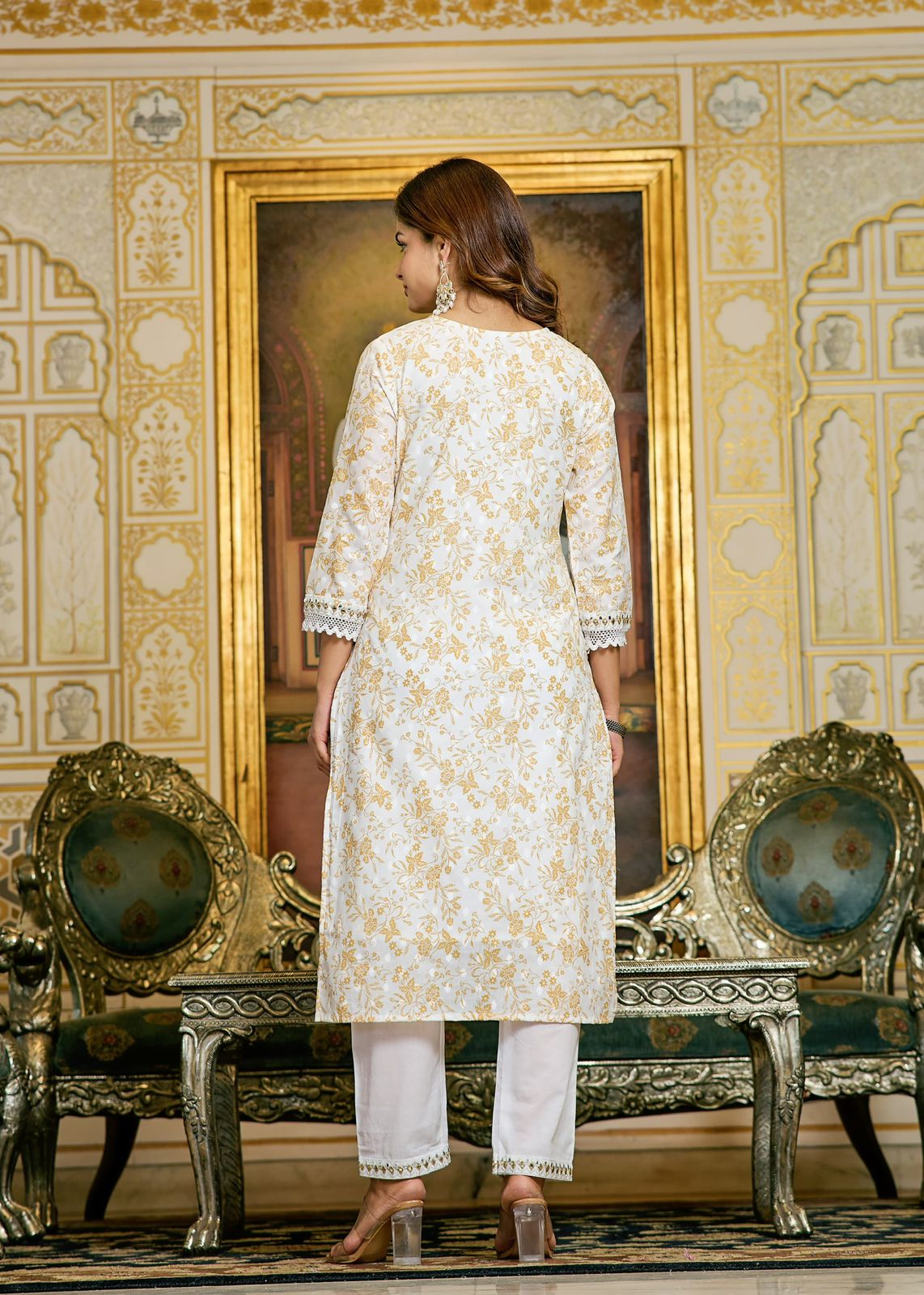 Mulmul Cotton Straight Suit Set