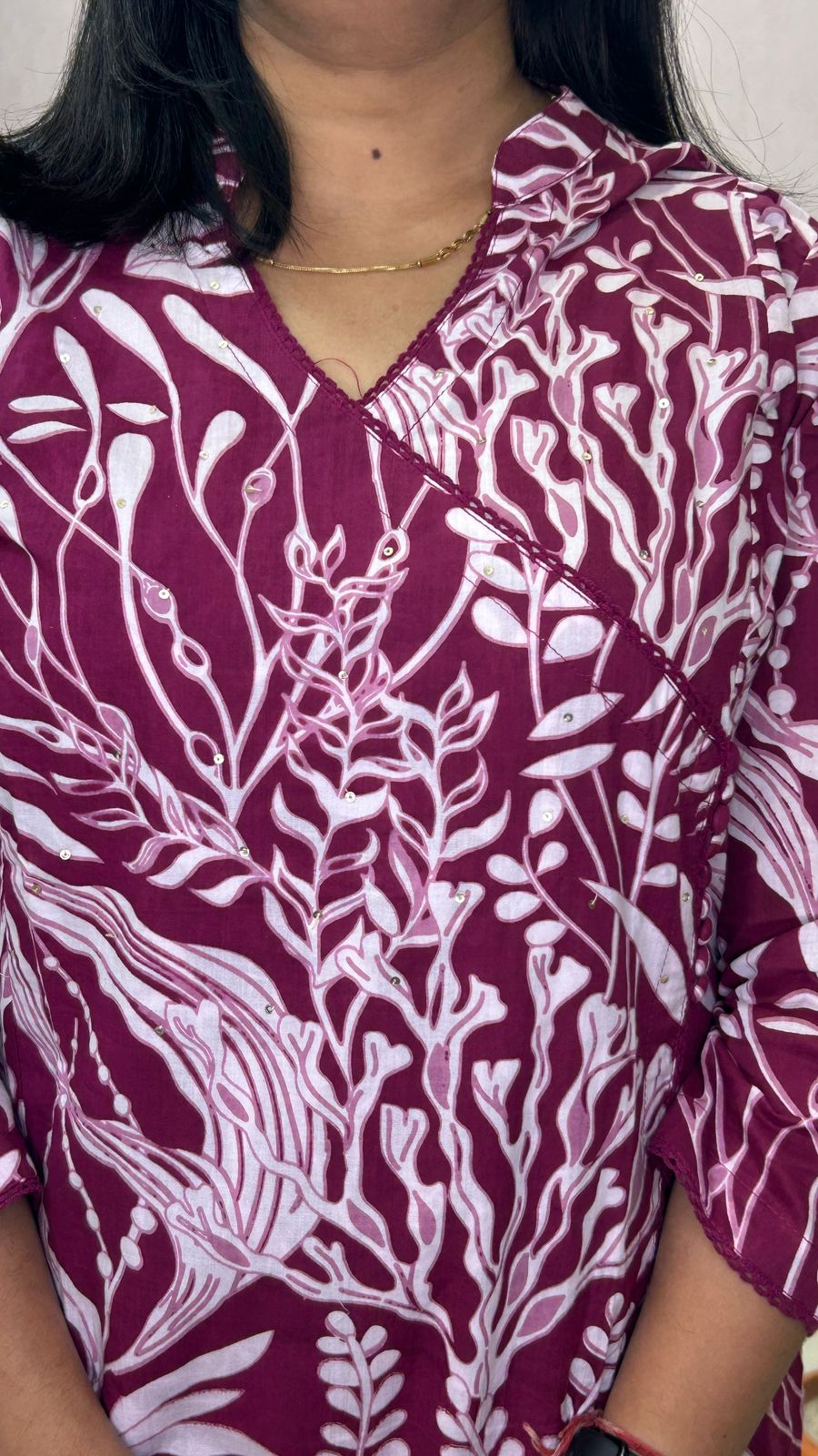 Cotton Printed Kurti Pant Set