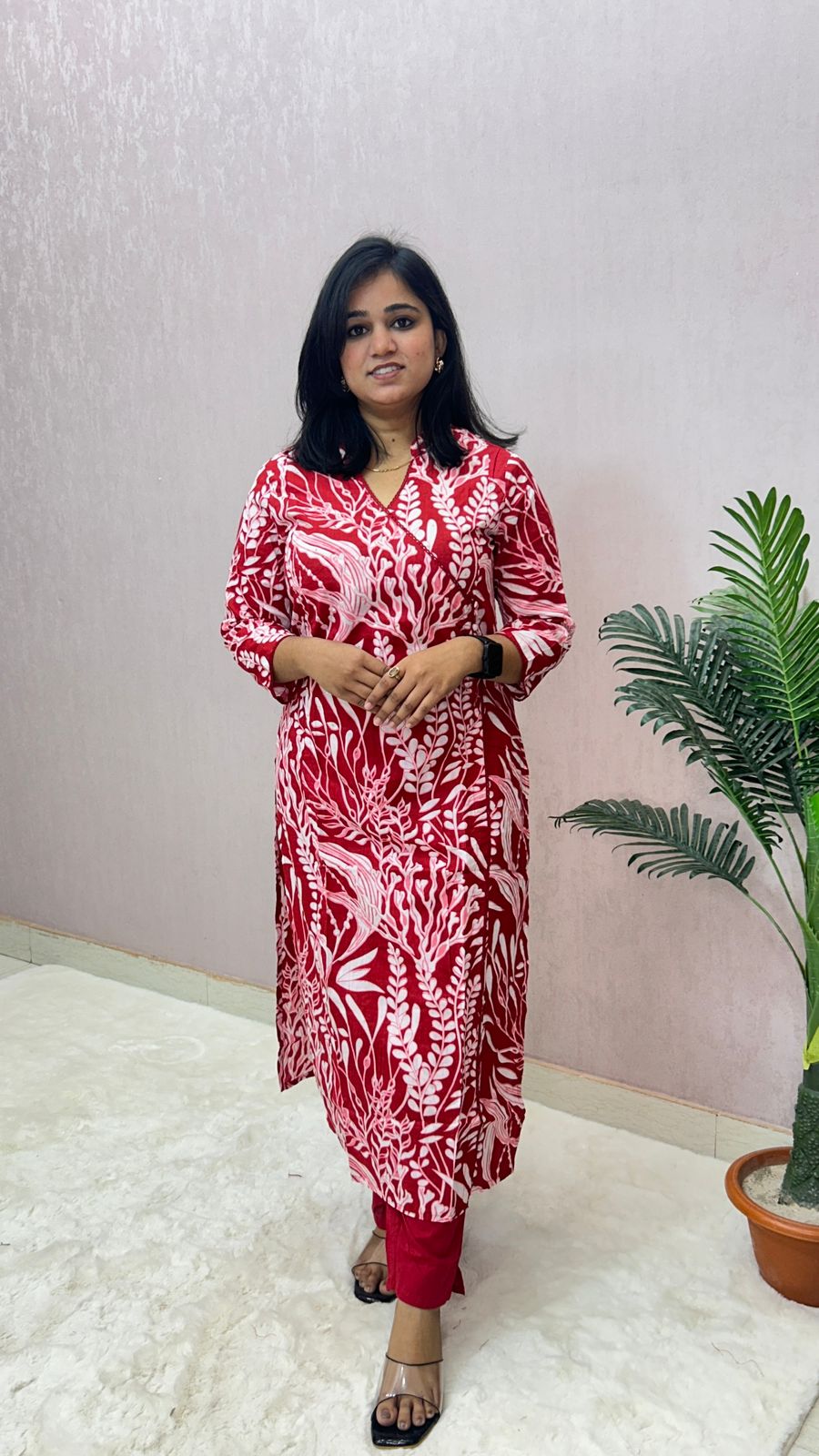 Cotton Printed Kurti Pant Set