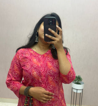 Cotton Printed Kurti