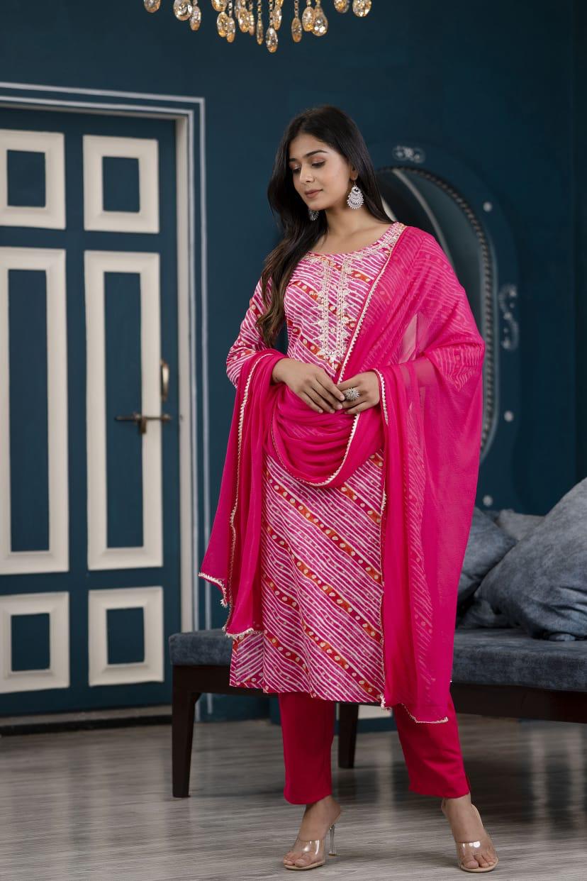 Cotton Straight Suit Set