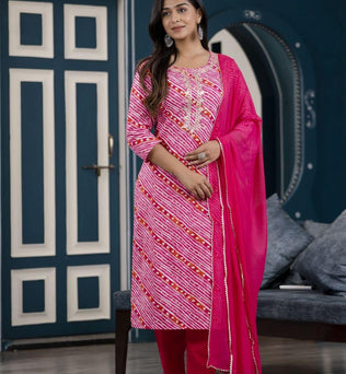 Cotton Straight Suit Set