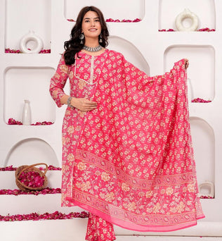 Cotton Straight Suit Set