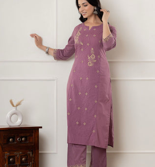 Cotton Solid Co-ord Set